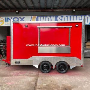 Remolque tipo food truck 12.5 x 8 pies = 3.75 x 2.40 mts