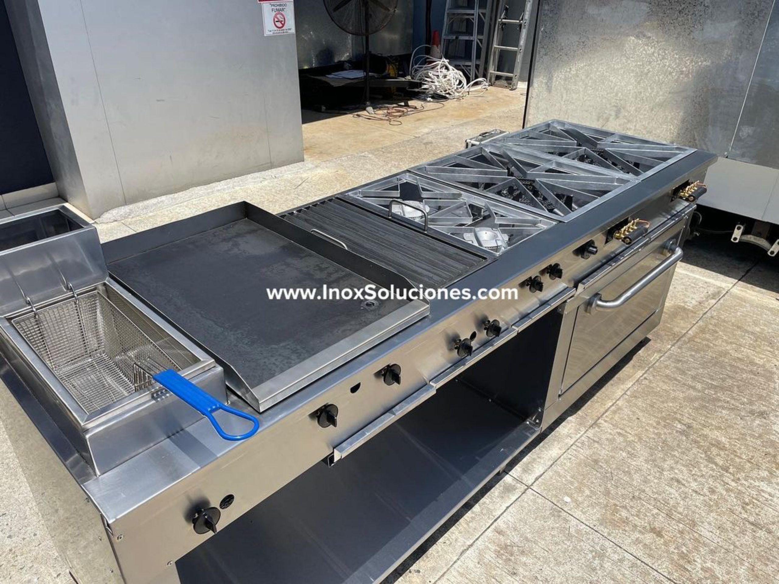Estufa multifuncional en acero inoxidable 304/AISI 5-1 horno con termóstato - Imagen 2