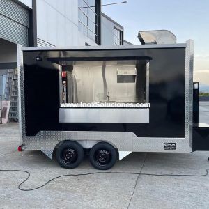 Remolque tipo food truck 12.5 x 8 pies = 3.75 x 2.40 mts horno con termóstato