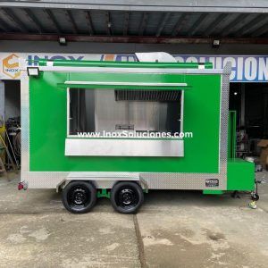 Remolque tipo food truck 12.5×6.4 pies = 3.75×1.90 mts