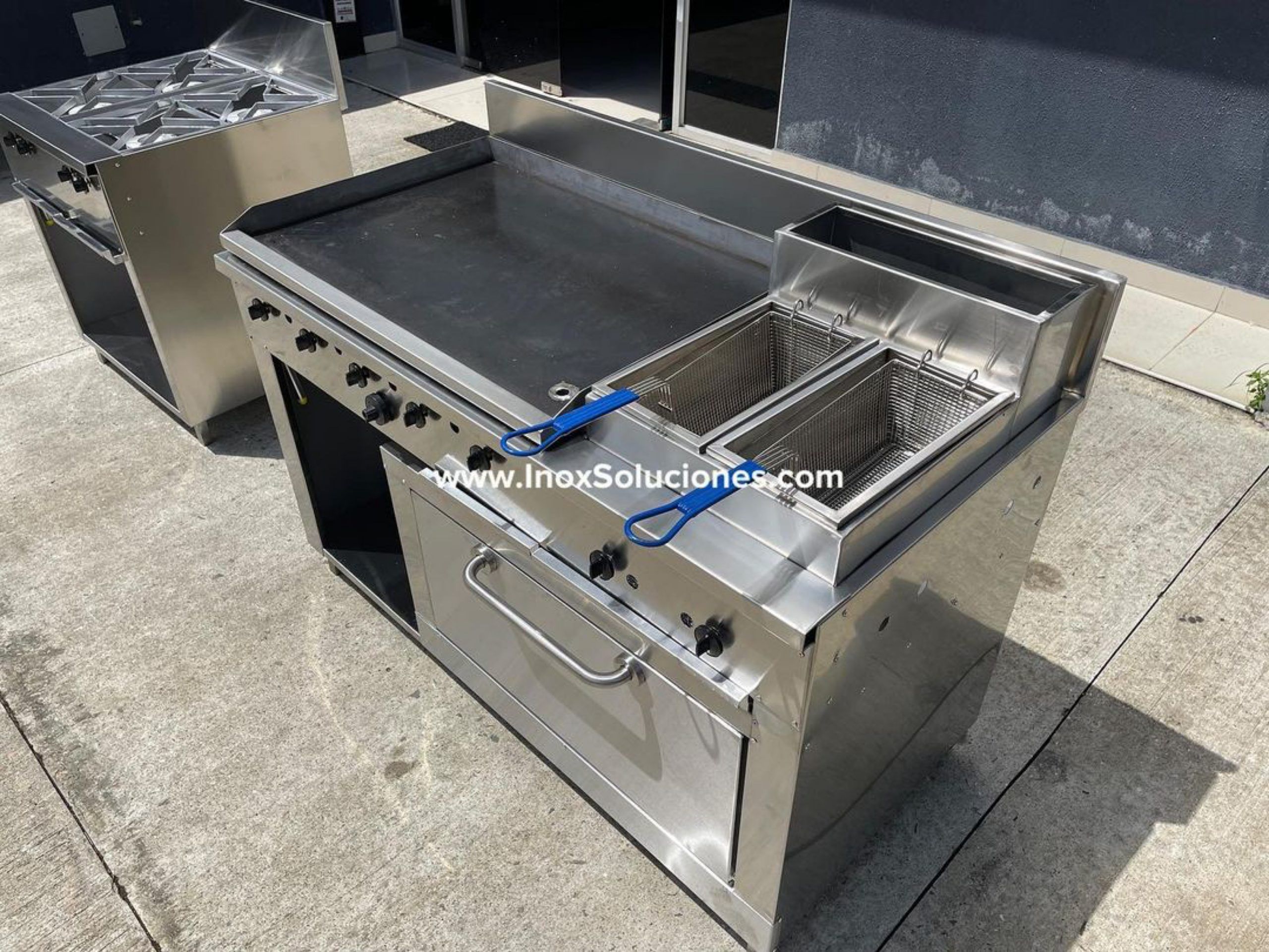 Estufa multifuncional en acero inoxidable 304/AISI 3-1 horno con termóstato - Imagen 2