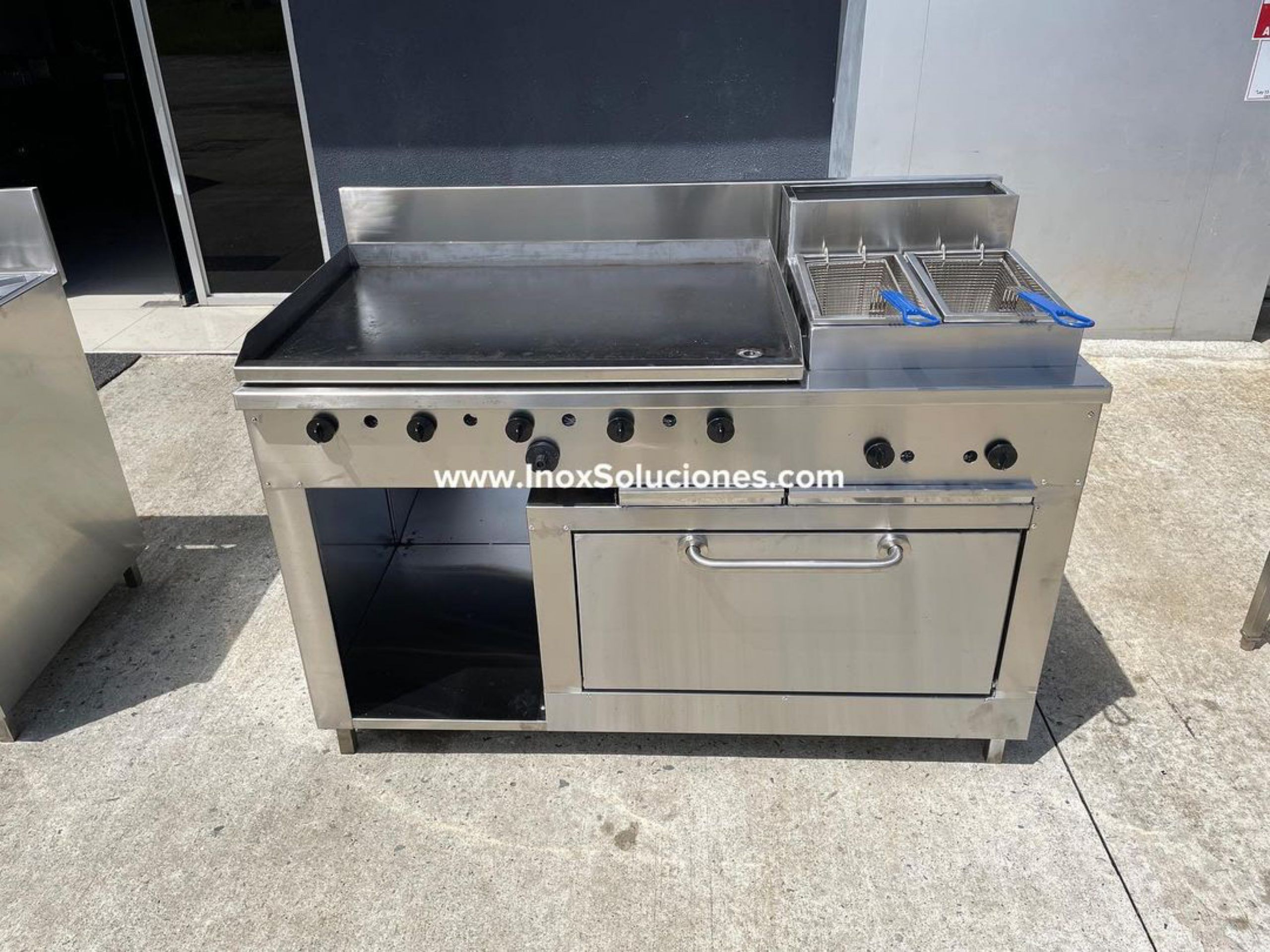 Estufa multifuncional en acero inoxidable 304/AISI 3-1 horno con termóstato - Imagen 4