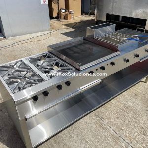 Estufa multifuncional en acero inoxidable 304/AISI 4-1