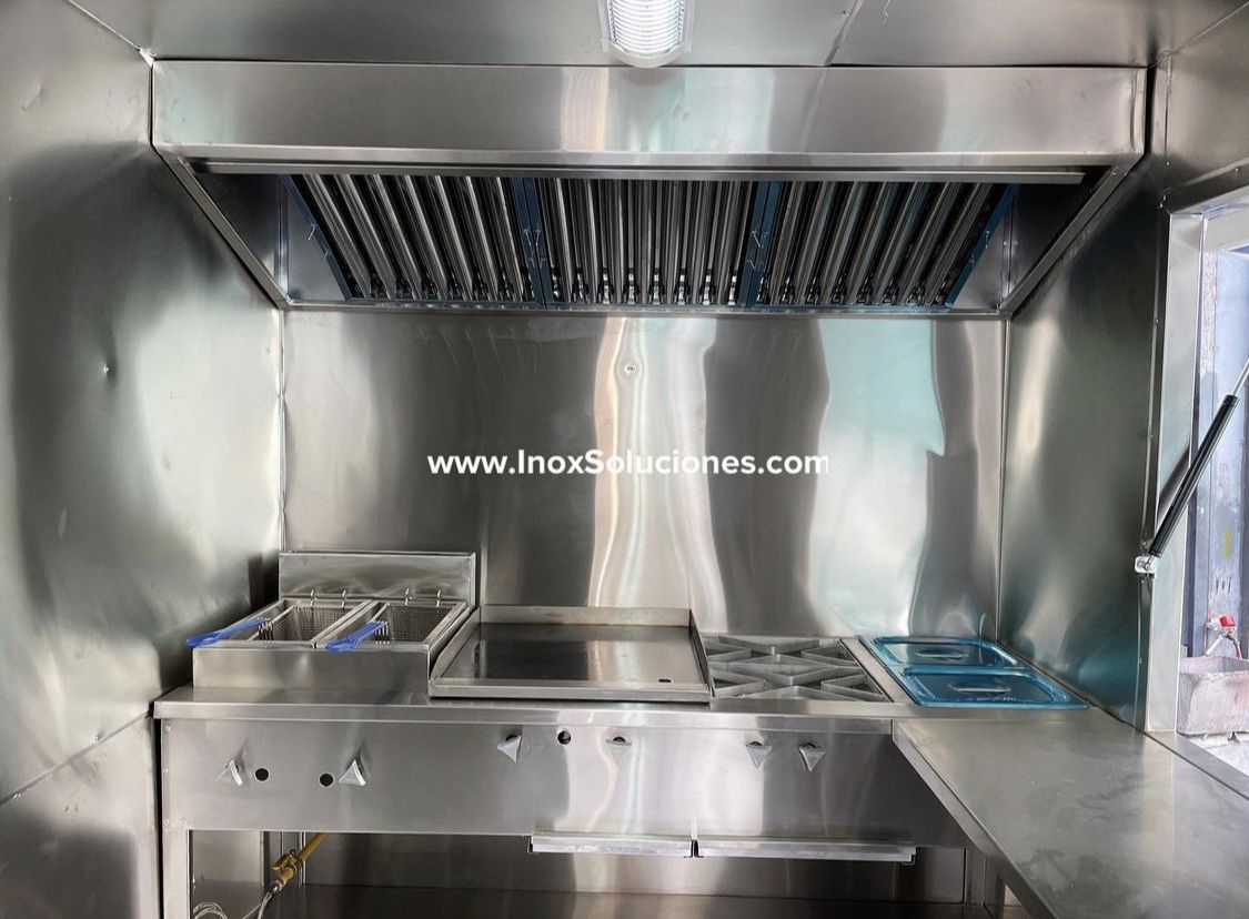 Remolque tipo food truck 8 x 6.4 pies = 2.40 x 1.90 mts. - Imagen 4