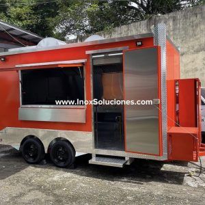 Remolque tipo food truck 15 x 8 pies = 4.50 x 2.40 mts.