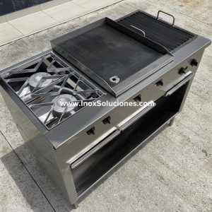 Estufa multifuncional en acero inoxidable 304/ AISI 3-1