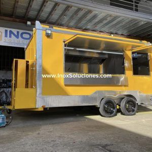Remolque tipo food truck 15 x 8 pies = 4.50 x 2.40 mts. horno termóstato