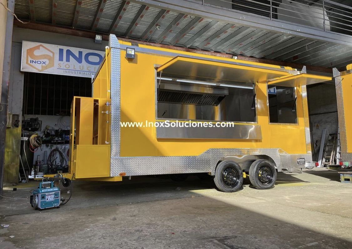 Remolque tipo food truck 15 x 8 pies = 4.50 x 2.40 mts. horno termóstato