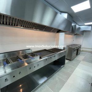 Campana extractora en acero inoxidable 304/ AISI