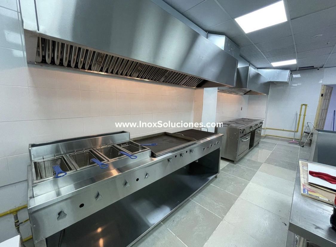 Campana extractora en acero inoxidable 304/ AISI