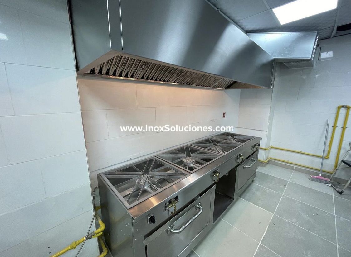 Campana extractora en acero inoxidable 304/ AISI - Imagen 7