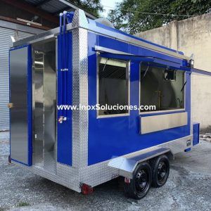 Remolque tipo food truck 12.5 x 6.4 pies = 3.75 x 1.90 mts