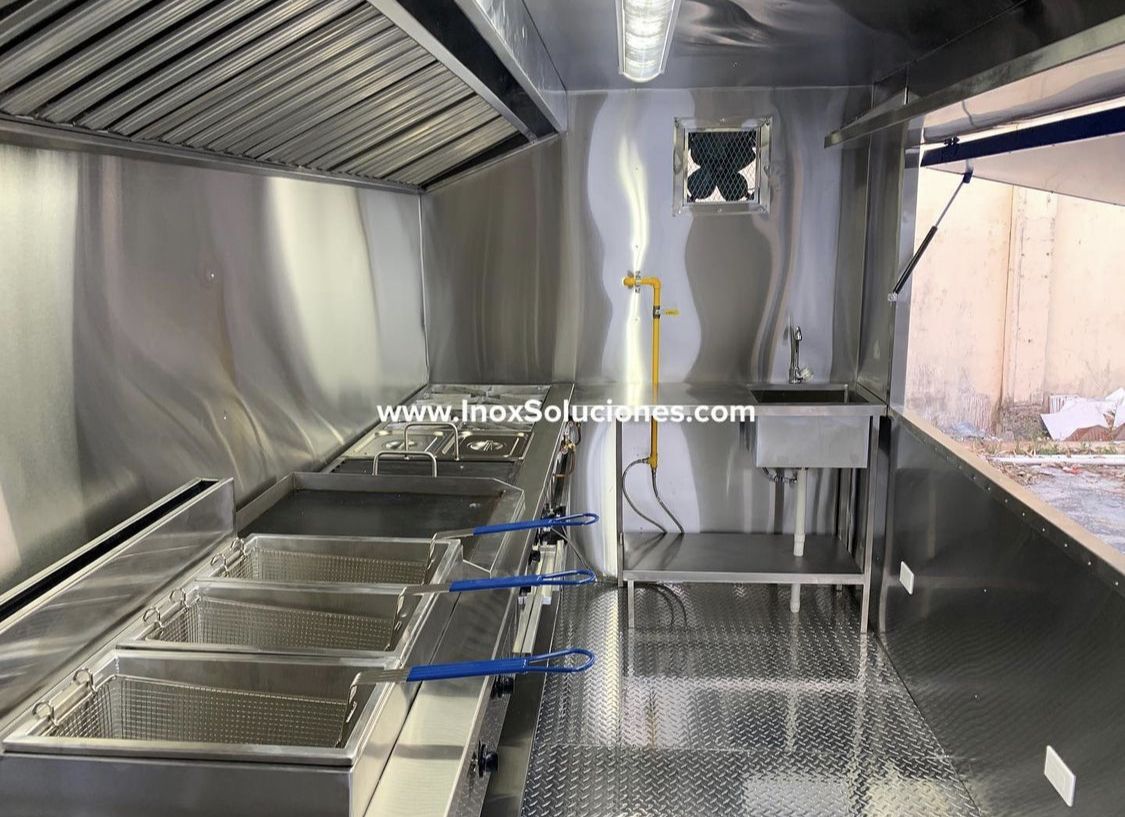 Remolque tipo food truck 12.5 x 6.4 pies = 3.75 x 1.90 mts - Imagen 6