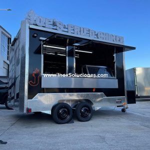 Remolque tipo food truck 12.5 x 8 pies = 3.75 x 2.40 mts