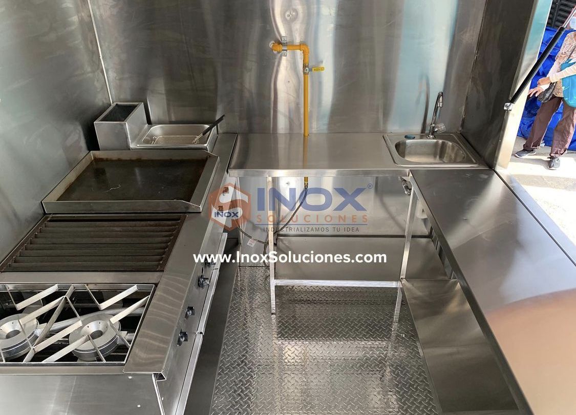 Remolque tipo food truck 8 x 6.4 pies = 2.40 x 1.90 mts. - Imagen 4