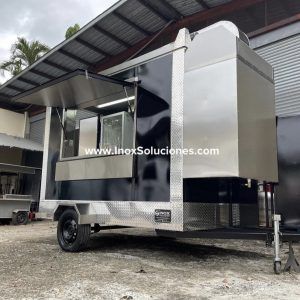 Remolque tipo food truck con Bbq 10×6.4 pies = 3.00 x 1.90 mts.